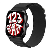Pulseira Nylon com Presilha para GTS 4 /GTS 4 Mini /GTS 3 /GTS 2 Mini - Preto Pulseira Nylon com Presilha para GTS 4 /GTS 4 Mini /GTS 3 /GTS 2 Mini - Preto