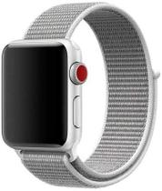 Pulseira Nylon Loop compativel Apple Watch 42mm e 44mm -BRANCO