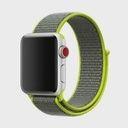 Pulseira Nylon Loop Compatível com Apple Watch 49mm 45mm 42mm e 44mm -VERDE LIMÃO