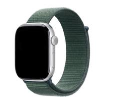 Pulseira Nylon Loop Para Watch 40/41/42Mm - Verde-Lago