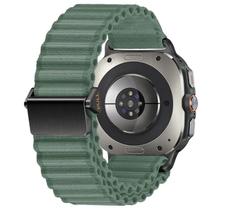 Pulseira Nylon Trail Para Samsung Galaxy Watch Ultra - Verde