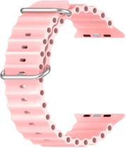 Pulseira Ocean Silicone Compatível Relógio Smart Fivela ajustável