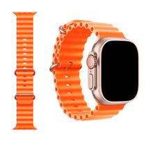 Pulseira Oceano compatível com Apple Whatch Ultra 49/45/44/42mm Smartwatch - Mundi