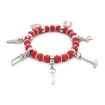 Pulseira Ogum Orixás Umbanda Candomblé Vermelho Ajustável Pulseira Ogum Orixás Umbanda Candomblé Vermelho Ajustável