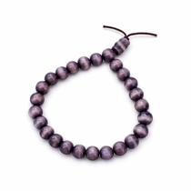 Pulseira Olho de Gato Murano Orixás Proteção Espiritual Cor:Roxo Nanã