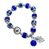 Pulseira Olho Grego Mão De Fátima Hamsá proteção inveja