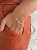 Pulseira olho grego prata 925