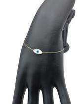 Pulseira Olho Grego Veneziana - Prata 925 Pulseira Olho Grego Veneziana - Prata 925