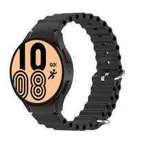 Pulseira Ondulada Com Encaixe Curvo Para Galaxy Watch4 44mm