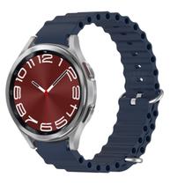 Pulseira Ondulada De Silicone Para Galaxy Watch6 Classic 43
