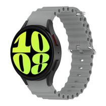 Pulseira Ondulada Silicone Macia Para Galaxy Watch6 44Mm - Tech King