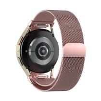 Pulseira One-Click Magnetica Milanese compativel com Samsung Galaxy Watch 6 - Samsung Galaxy Watch 5 - Samsung Galaxy Watch 4