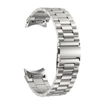 Pulseira One-Click Metal 3 Elos compativel com Samsung Galaxy Watch 6 - Galaxy Watch 5 - Galaxy Watch 4 - LTIMPORTS