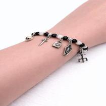 Pulseira Orixá Exú Caveira Proteção Defesa Espiritual Abertura de Caminhos