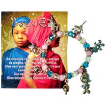 Pulseira orixa ibeji - erê umbanda candomblé - un Pulseira orixa ibeji - erê umbanda candomblé - un