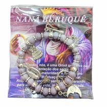 Pulseira orixa nanã lilás fosco umbanda candomblé - un