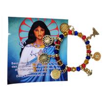 Pulseira orixa santa sara kali color umbanda candomblé - un