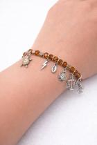 Pulseira Orixá Xangô Marrom Cristal Justiça Força Equilíbrio Pulseira Orixá Xangô Marrom Cristal Justiça Força Equilíbrio