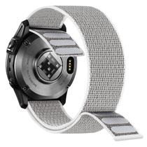 Pulseira Osochic de nylon 22 mm com fecho de gancho e laço para Garmin