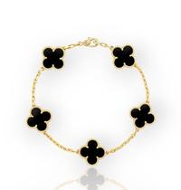 Pulseira ouro 18 k com Pingente Trevos . Pulseira ouro 18 k com Pingente Trevos .