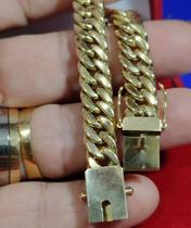 Pulseira Ouro 18 kilates 14 Gramas 8mm Oca