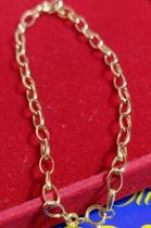 Pulseira Ouro 18 Kilates Peso 1.30 Gramas 3 mm 21 Cm