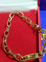 Pulseira Ouro 18 Kilates Peso 6.80 Gramas 5 mm Oca