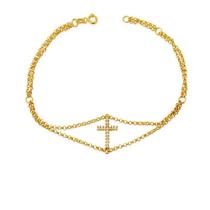 Pulseira Ouro 18K Diamante Pl514