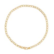 Pulseira Ouro 18k Elo Groumet 19 cm