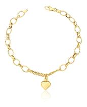 Pulseira Ouro 18k Feminina Com Berloque Pulseira Ouro 18k Feminina Com Berloque