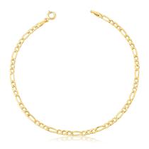 Pulseira Ouro 18k Masculina e Feminina 3X1