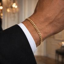 Pulseira Ouro 18k Masculina e Feminina 3X1