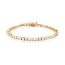 Pulseira Ouro 18K Riviera Pedras Pulseira Ouro 18K Riviera Pedras