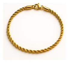 Pulseira Ouro Masculina 750 Baiano Elegante