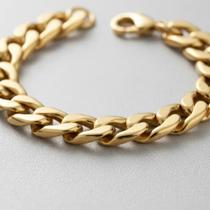 Pulseira Ouro Zarpellon Moderno 9mm Pulseira Ouro Zarpellon Moderno 9mm