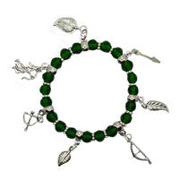 Pulseira Oxossi Cristal Orixás Umbanda Candomblé Ajustável Pulseira Oxossi Cristal Orixás Umbanda Candomblé Ajustável