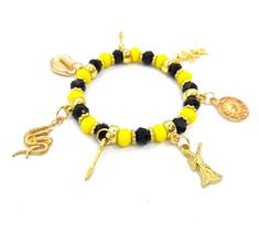 Pulseira Oxumaré Orixás Umbanda Candomblé Ajustável
