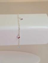 PULSEIRA P. LUZ COLORIDO ZIRCONIA PRATA 925 LEGITIMA COM EXTENSOR Prata