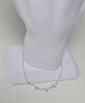 PULSEIRA P. LUZ CORAÇÃO PRATA 925 LEGITIMA COM EXTENSOR Prata