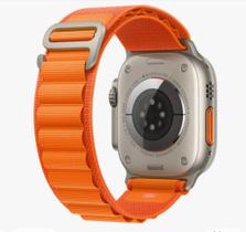 Pulseira p Smartwatch Nylon laranja