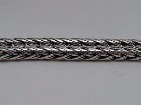 Pulseira Palmeira Bali Prata 925 Fecho De Dragão Grossa 8mm Pulseira Palmeira Bali Prata 925 Fecho De Dragão Grossa 8mm