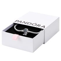 Pulseira PANDORA Metal Bead & Link Chain banhada a ouro 14K Pulseira PANDORA Metal Bead & Link Chain banhada a ouro 14K