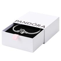Pulseira Pandora Moments Family Tree Heart Fecho Prateado