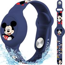 Pulseira para AirTag ZHOC Infantil de Silicone Azul à Prova d'Água Pulseira para AirTag ZHOC Infantil de Silicone Azul à Prova d'Água