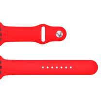Pulseira para Apple Watch 38/40mm Silicone Goldentec Vermelho