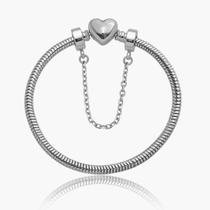 Pulseira Para Berloque Fecho Coração Com Trava Em Aço Inox PULSEIRA:22 cm (pulso 20cm) Pulseira Para Berloque Fecho Coração Com Trava Em Aço Inox PULSEIRA:22 cm (pulso 20cm)