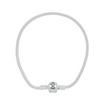 Pulseira Para Berloque Maleável Fecho Pandora Prata