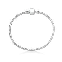 Pulseira para Berloques Charms fecho tambor em Prata 925 de lei certificada Pulseira para Berloques Charms fecho tambor em Prata 925 de lei certificada
