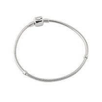 Pulseira para berloques fecho redondo 2mm Pulseira para berloques fecho redondo 2mm