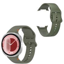 Pulseira para Galaxy W. 8 40mm - silicone com fivela inox Pulseira para Galaxy W. 8 40mm - silicone com fivela inox